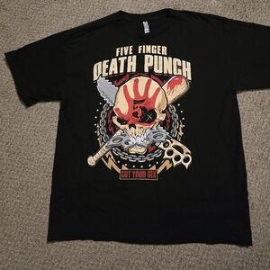 Five Finger Death Punch 2016 Concert T- Shirt Size X-Large